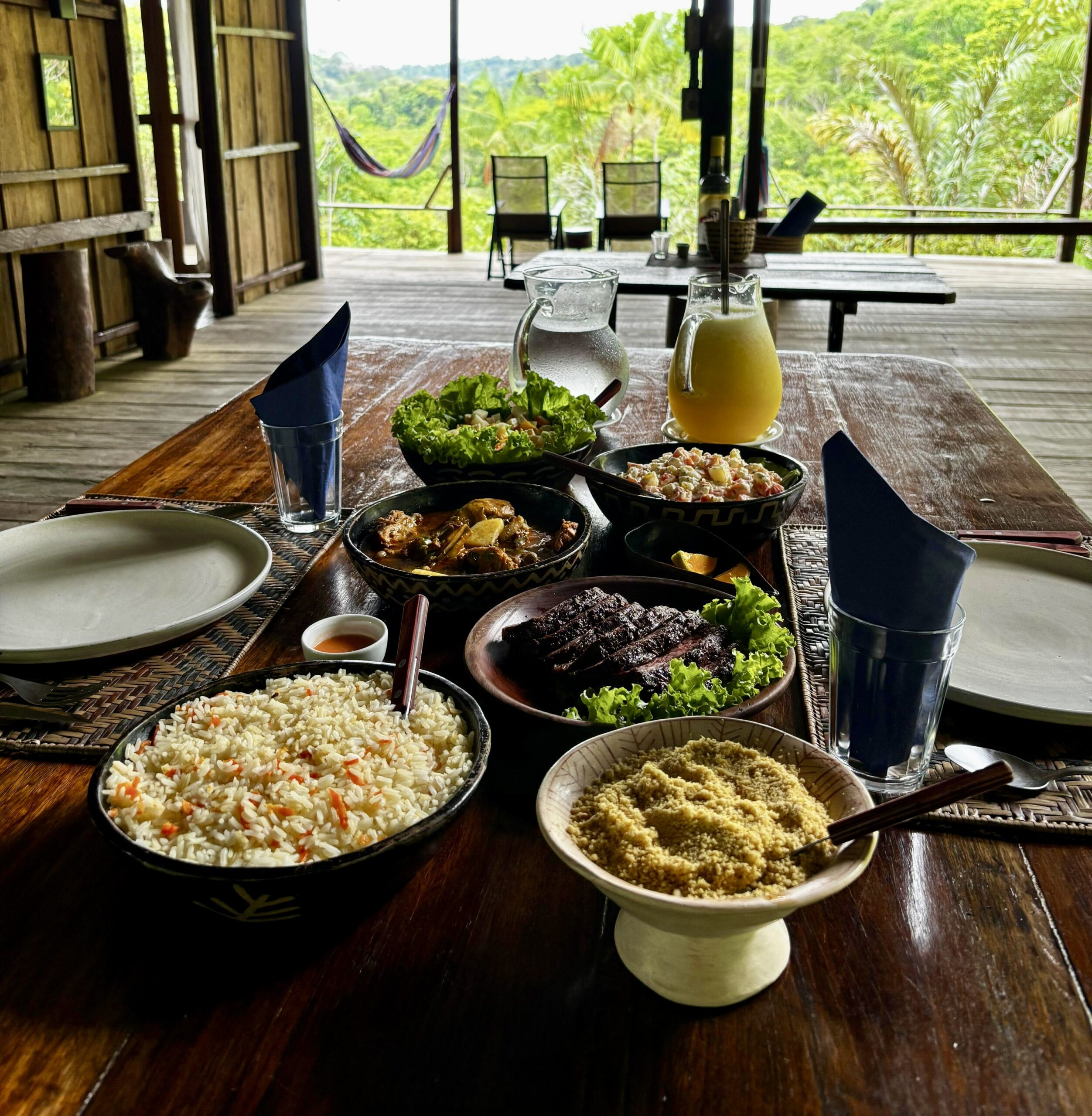 Amazonian dining experience at Private Rainforest Refuge