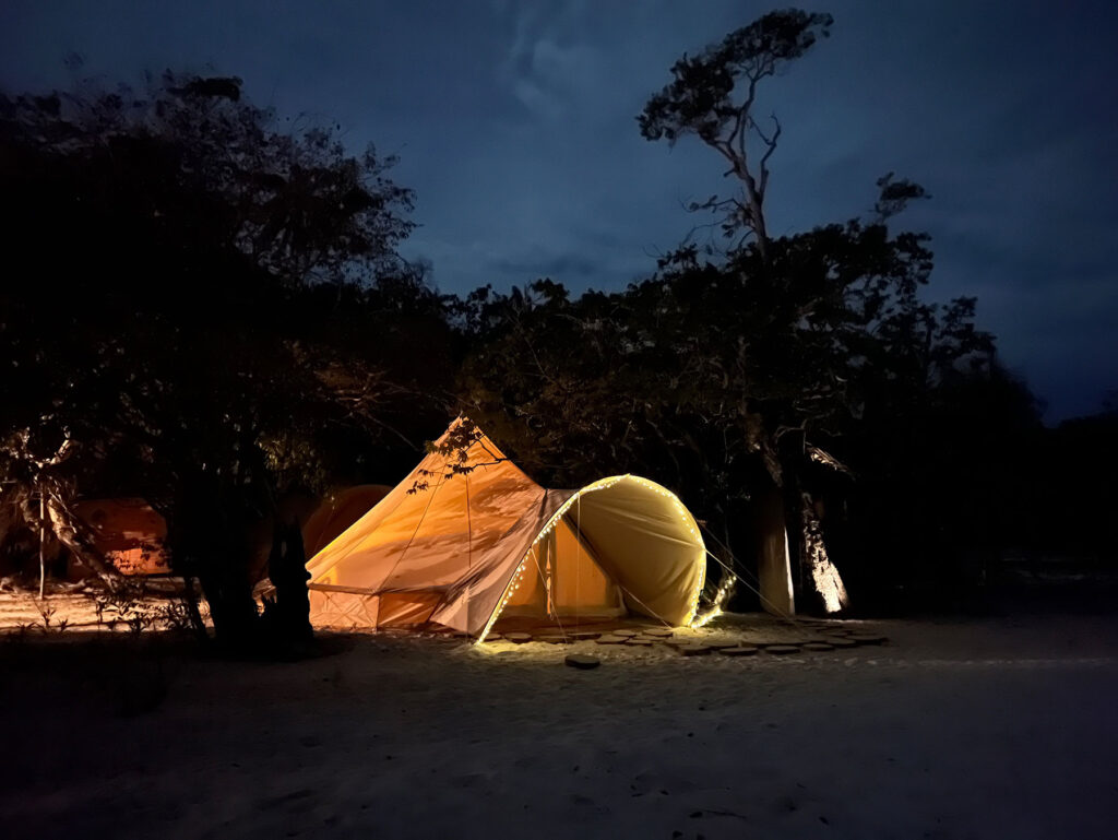 amazon-glamping-sgc-night-tent-view-lights-web