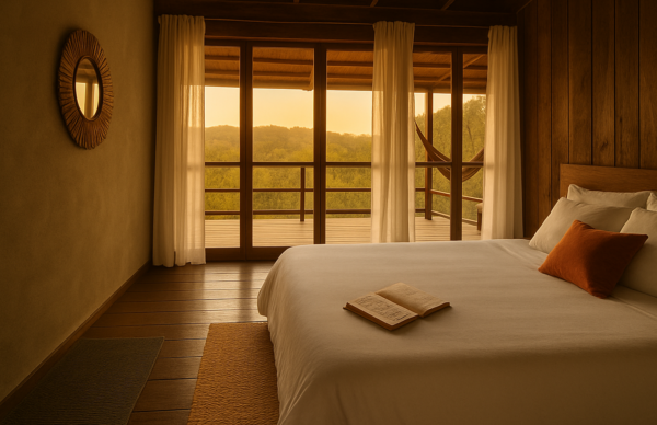 Elevated suite at Private Rainforest Refuge with open rainforest views